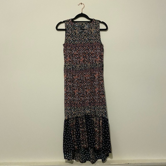 Art Class Girls 10/12 Large Sleeveless Floral Long Dress - Picture 5 of 14